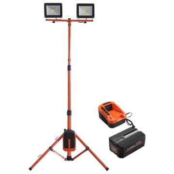 Redback  ED40+EP20+EC20 - Lampa cu 1 acumulator Li-Ion 40 V 2  Ah