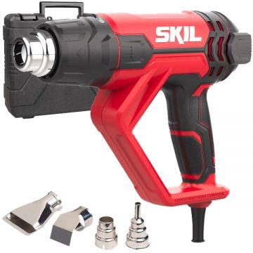 Skil  8040 GA - Suflanta cu aer cald 2000 W 50-650 grade C 250-500 l/min display digital valiza plastic accesorii