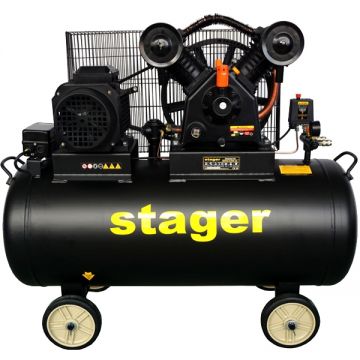 Stager  HMV0.6/200-10 - Compresor cu ulei 4100 W 200 l 600 l/min 10 bar trifazat