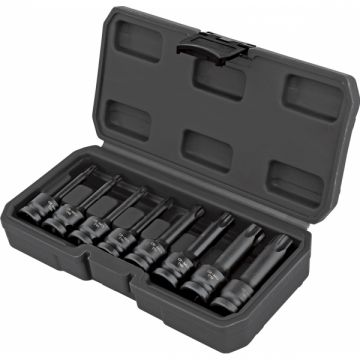 Topmaster  338800 - Set chei tubulare impact T30-T80  mm 1/2 inch 8 bucati