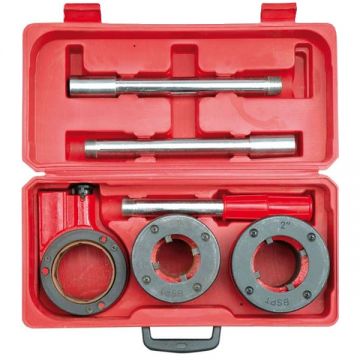 Vorel  55830 - Trusa filiere pentru tevi 1 1/2 inch - 2 inch