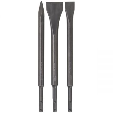 Wolfcraft  7914000 - Set dalti si spituri SDS-Plus 250 mm 3 bucati