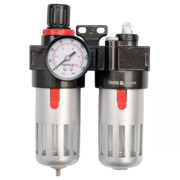 Yato  YT-2385 - Filtru cu reductor + rezervor ulei