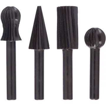Bosch  1609200314 - Set cutite frezat tija 6 mm ambalaj carton 4 bucati
