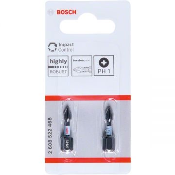Bosch  2608522468 - Set capete de insurubare profil PH1 2 bucati