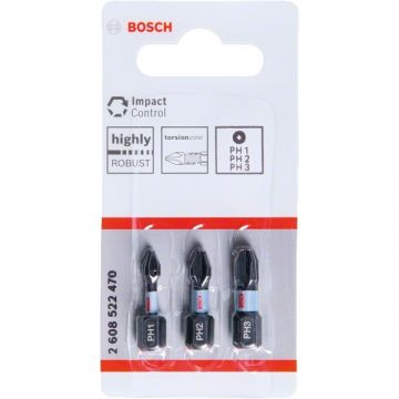 Bosch  2608522470 - Set capete de insurubare profil PH 3 bucati