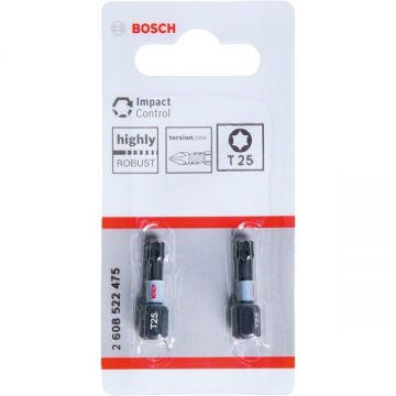 Bosch  2608522475 - Set capete de insurubare profil T25 2 bucati