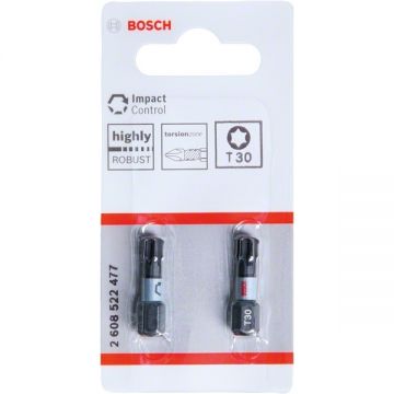Bosch  2608522477 - Set capete de insurubare profil T30 2 bucati