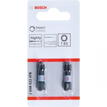 Bosch  2608522478 - Set capete de insurubare profil T40 2 bucati