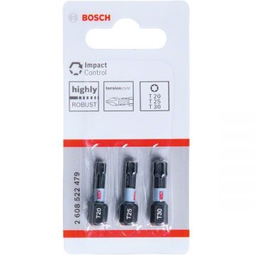 Bosch  2608522479 - Set capete de insurubare profil TORX 3 bucati