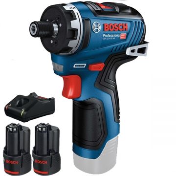 Bosch  GSR 12V-35 HX + 1600A019R8 - Masina de insurubat 35 Nm + Set 2 acumulatori si incarcator Li-Ion 12 V 2 Ah