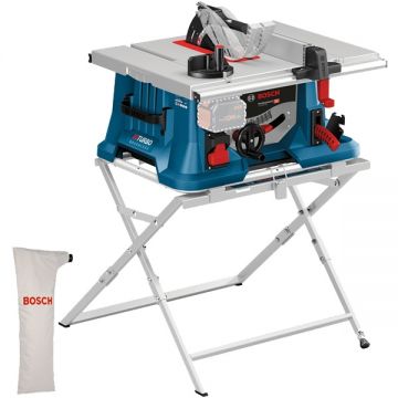 Bosch  GTS 18V-216 + GTA 560 - Fierastrau circular de masa fara acumulatori si incarcator Li-Ion 18 V - Ah 216x30 mm