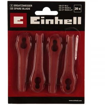 Einhell  3405730 - Cutite pentru motocoasa 95x60x25 mm 20 bucati GE-CT 18 Li