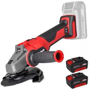 Einhell  AXXIO 18/125 Q PXC + Twinpack - Polizor unghiular 125 mm + Set 2 acumulatori Li-Ion 18 V 4 Ah
