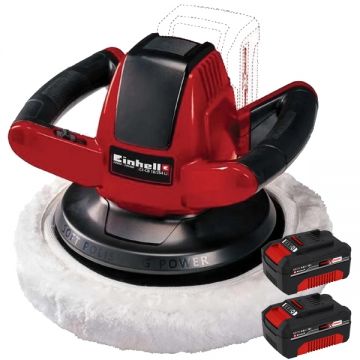 Einhell  CE-CB 18/254 Li PXC + Twinpack - Masina de lustruit 254 mm + Set 2 acumulatori Li-Ion 18 V 4 Ah