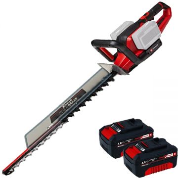 Einhell  GE-CH 36/65 Li PXC + Twinpack - Masina de tuns gard viu 65 cm + Set 2 acumulatori Li-Ion 18 V 4 Ah