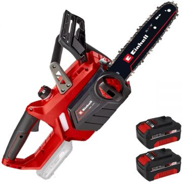 Einhell  GE-LC 18/25 Li PXC + Twinpack - Drujba 25 cm 4.3 m/s + Set 2 acumulatori Li-Ion 18 V 4 Ah