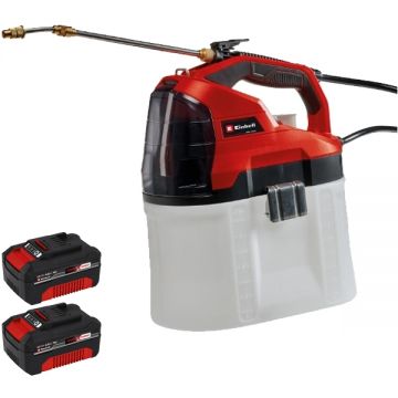 Einhell  GE-WS 18/75 Li PXC + Twinpack - Pulverizator 2.5 bar 7.5 l + Set 2 acumulatori Li-Ion 18 V 4 Ah