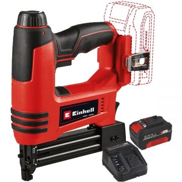 Einhell  TE-CN 18 Li PXC + Starter Kit - Capsator 5.7 mm + Set 1 acumulator si incarcator Li-Ion 18 V 4 Ah