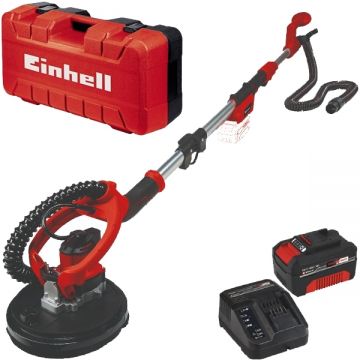 Einhell  TE-DW 18/225 Li BL PXC + Starter Kit - Slefuitor pentru pereti + Set 1 acumulator si incarcator Li-Ion 18 V 4 Ah