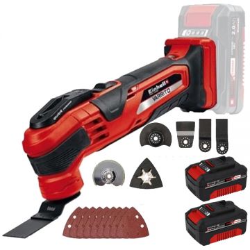 Einhell  TE-MG 18 Li VARRITO PXC + Twinpack - Multicutter + Set 2 acumulatori Li-Ion 18 V 4 Ah