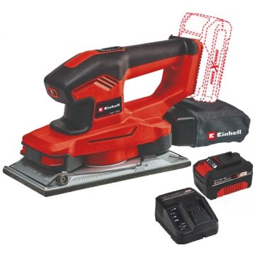 Einhell  TE-OS 18/230 Li PXC + Starter Kit - Slefuitor cu vibratii 230x115 mm + Set 1 acumulator si incarcator Li-Ion 18 V 4 Ah