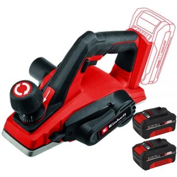 Einhell  TE-PL 18/82 Li PXC + Twinpack - Rindea 82 mm + Set 2 acumulatori Li-Ion 18 V 4 Ah