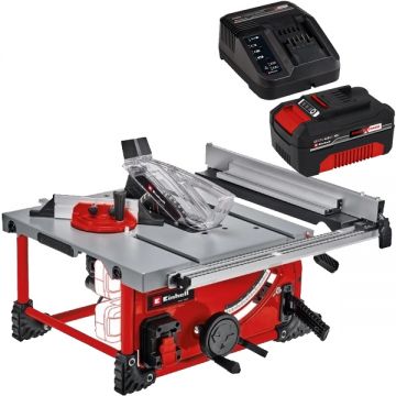Einhell  TE-TS 36/210 Li PXC + Starter Kit - Fierastrau circular de masa 210x30 mm + Set 1 acumulator si incarcator Li-Ion 18 V 4 Ah
