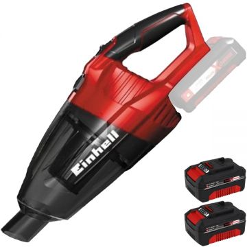 Einhell  TE-VC 18 Li PXC + Twinpack - Aspirator 42 mbar + Set 2 acumulatori Li-Ion 18 V 4 Ah