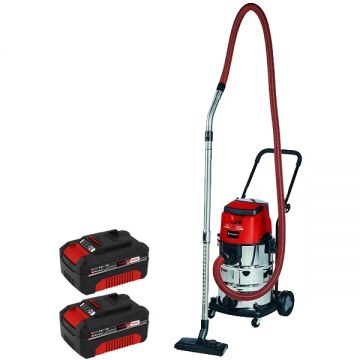 Einhell  TE-VC 36/30 Li S PXC + Twinpack - Aspirator 150 mbar + Set 2 acumulatori Li-Ion 18 V 4 Ah