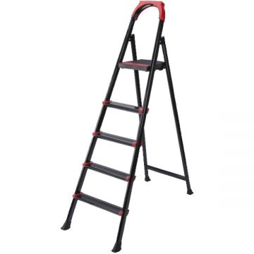 Evotools  680891 - Scara constructii dubla 1.1 m 125  kg 2  trepte tronson