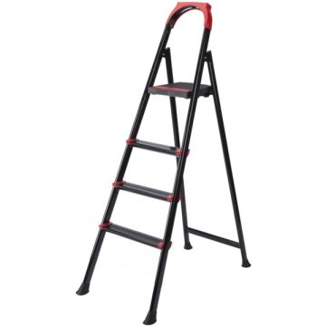 Evotools  680892 - Scara constructii dubla 0.89 m 125  kg 3  trepte tronson