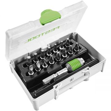 Festool  SYS3 XXS CE-MX BHS 60 - Set capete de insurubare mixte 16 bucati