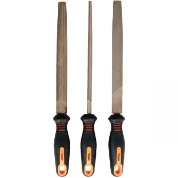 Gadget  360707 - Set pile mixte 200  mm dantura bastarda 3  bucati maner