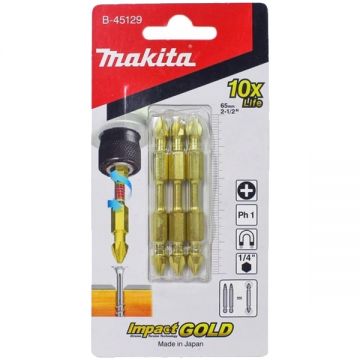 Makita  B-45129 - Set capete de insurubare PH1 3 bucati