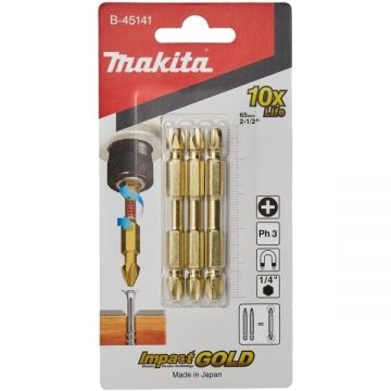Makita  B-45141 - Set capete de insurubare PH3 3 bucati