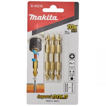Makita  B-45216 - Set capete de insurubare PZ1 3 bucati