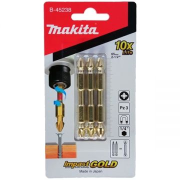 Makita  B-45238 - Set capete de insurubare PZ3 3 bucati