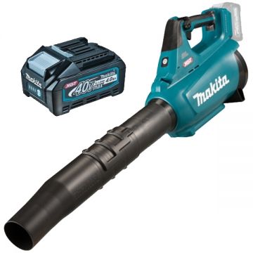 Makita  UB001GM101 XGT - Suflanta de gradina cu 1 acumulator Li-Ion 40 V 4 Ah 960 m3/h motor fara perii turatie reglabila