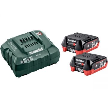 Metabo  685301000 - Set 2 acumulatori si incarcator LiHD 12 V 2 Ah