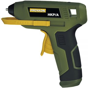 Proxxon  HKP/A - Pistol de lipit cu bagheta siliconica  cu 1 acumulator Li-Ion 3.6 V 2  Ah 7  mm 170 grade C