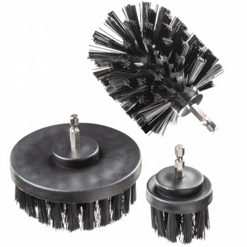 Raider  170113 - Set 3 perii curatare pentru bormasina HEX 1/4 inch