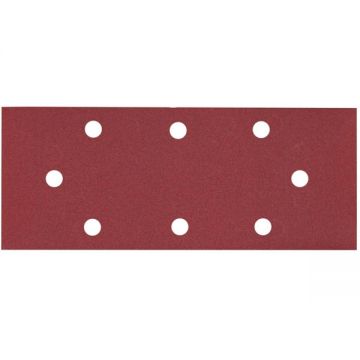 Raider  180116 - Foaie abraziva dreptunghi 280x115 mm 8 gauri granulatie 150 10 buc