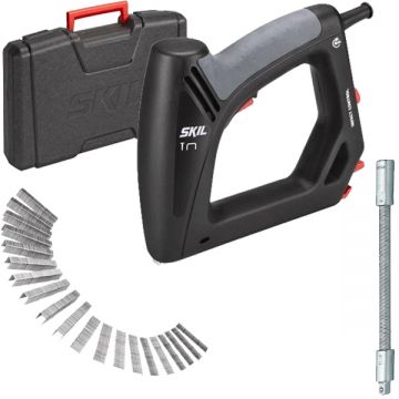 Skil  8200 AC + Proxxon 23706 - Capsator electric 11.4 mm accesorii valiza plastic + Prelungitor insurubare 1/4 inch 150 mm