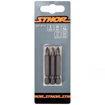 Sthor  65456 - Set capete de insurubare profil PH1 3 bucati