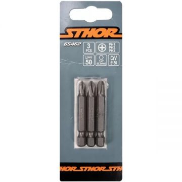 Sthor  65462 - Set capete de insurubare profil PH 3 bucati