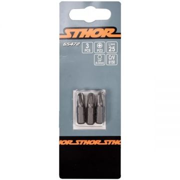 Sthor  65472 - Set capete de insurubare profil PZ3 3 bucati