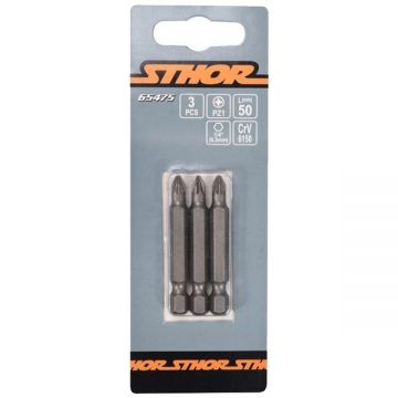 Sthor  65475 - Set capete de insurubare profil PZ1 3 bucati