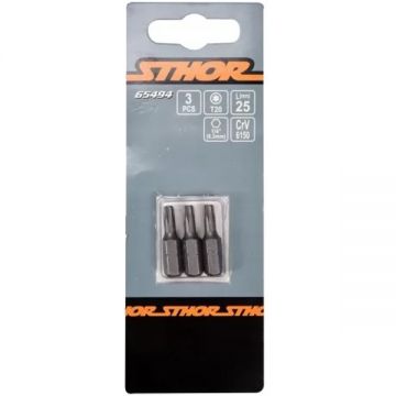Sthor  65494 - Set capete de insurubare profil TX20 3 bucati