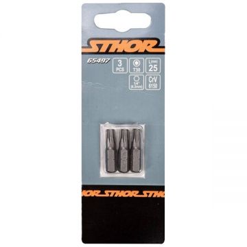 Sthor  65497 - Set capete de insurubare profil TX30 3 bucati